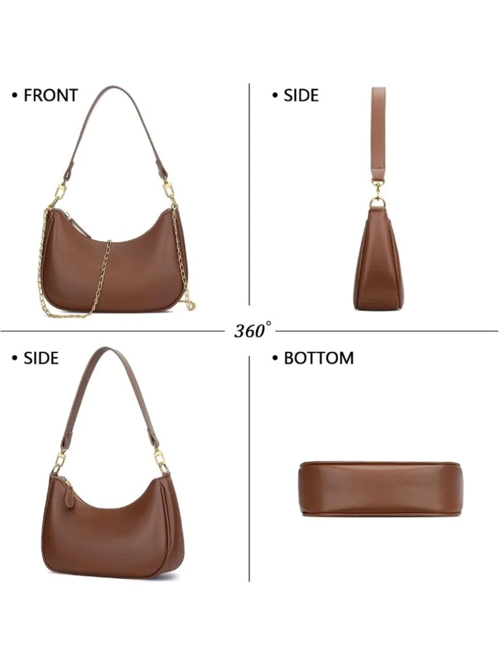 Cute Retro Hobo Shoulder Bag for Women | Stylish Underarm Tote & Clutch Purse